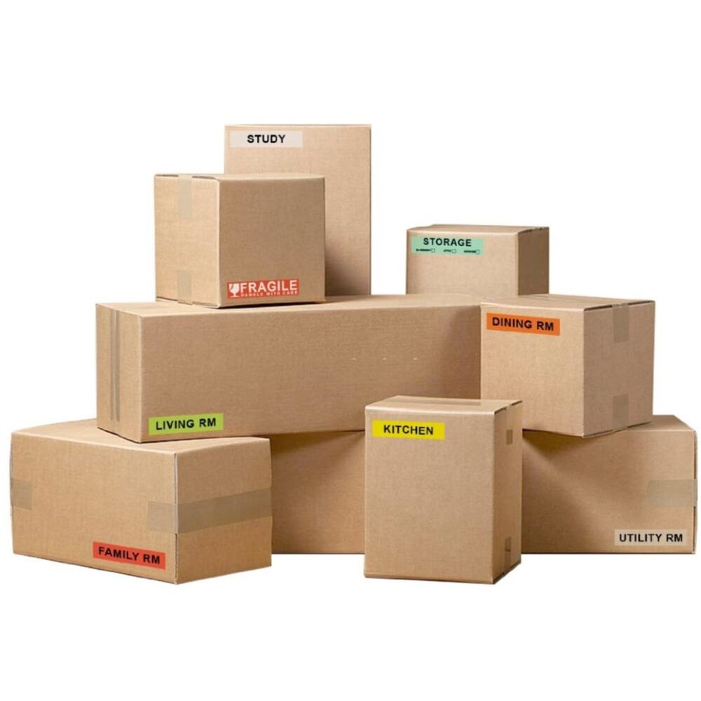 1920 Count Home Moving Labels, 32 Rolls Different Color Coding Labels 2-PACK - Picture 6 of 6